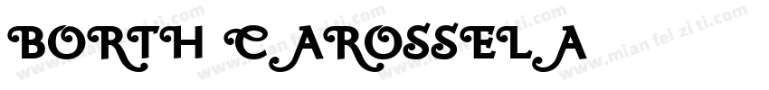 BORTH CAROSSELA字体转换